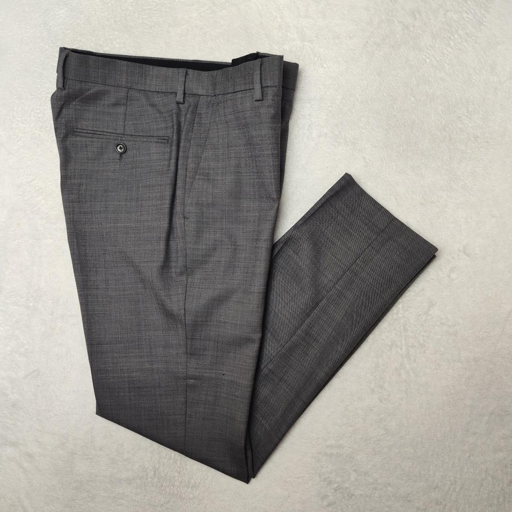 JCrew Pants Mens 31x30 Gray Ludlow Slim Wool Polyester Spandex Suit Dress Slacks